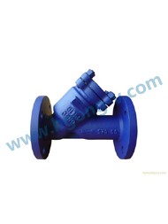 DIN/API cast steel WCB flange Y strainer